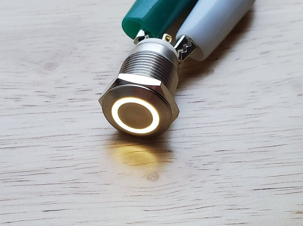 12mm Stainless LED Switches– The Saber Merchant